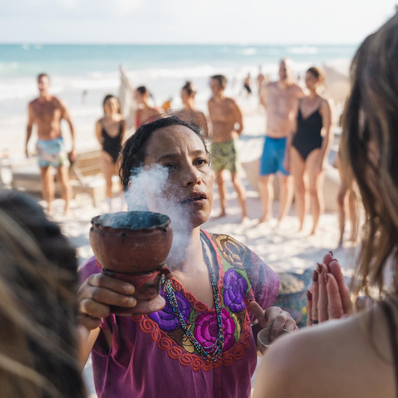 Mayan clay ritual